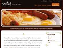 Tablet Screenshot of mustardcafe.com